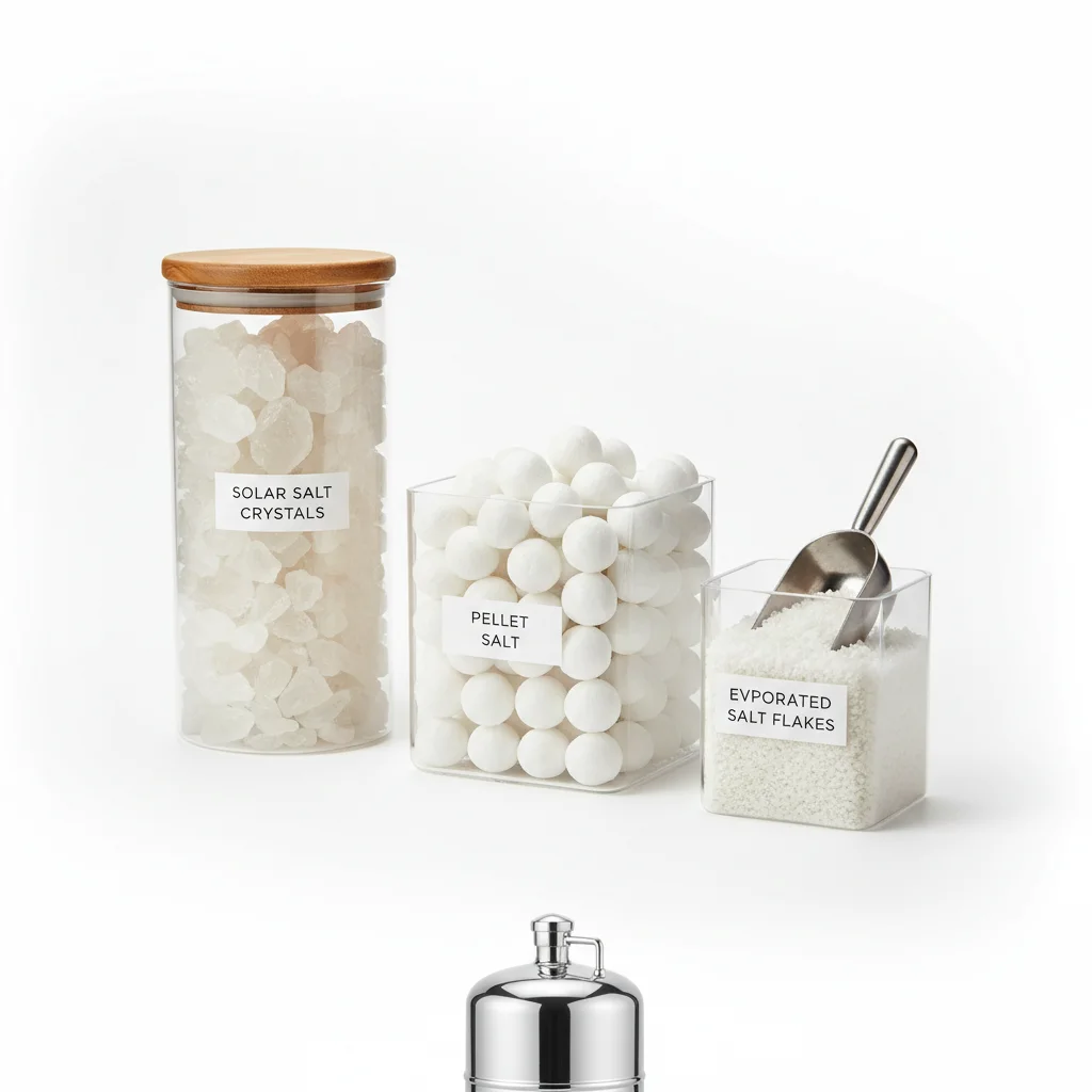 water softener salt types